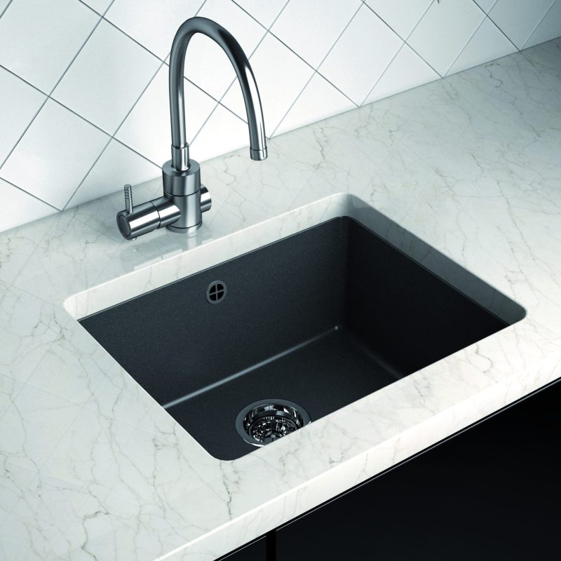 Fado 560 Granit Eviye 1 Gözlü Damlalıksız
