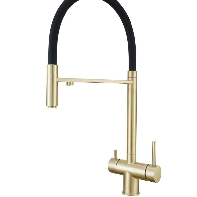 Yeni Nesil Arıtmalı / Spiralli Batarya PVD MATT GOLD CSS02