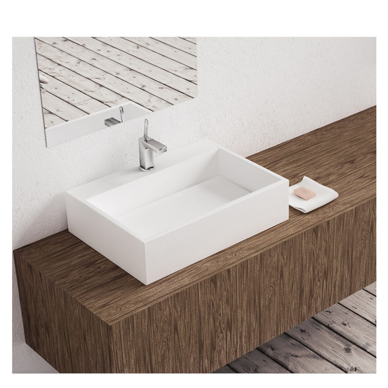 MODICO 60 Tezgah Üstü/Banyo Dolabına Entegre Lavabo
